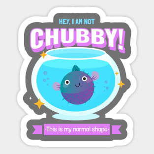 Blowfish chubby Sticker